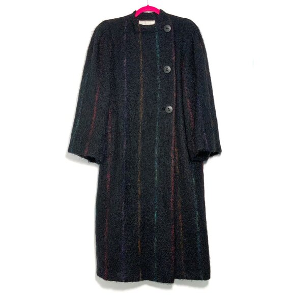 Trigere Neiman Marcus Mohair Coat - Picture 1 of 9